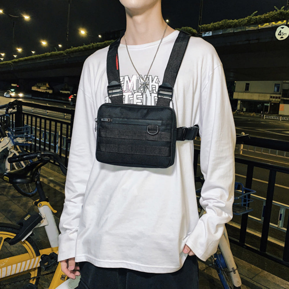 YA0274 Men Outdoor Tactical Vest Waterproof Oxford Cloth Military Chest Bag YA0274 Men Outdoor Tactical Vest Waterproof Oxford Cloth Military Chest Bag